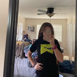 Youth XL black Nike cotton tee